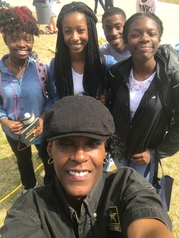 Columbia Recruiting Battalion (March2Sucess) PA Specialist Cheryl Woodhouse March2Success with Ridgeview High School Female Future Recruits