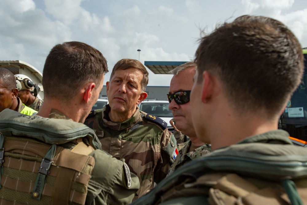 Caraibes 22: U.S. Marines fly allies and partners from ship to shore