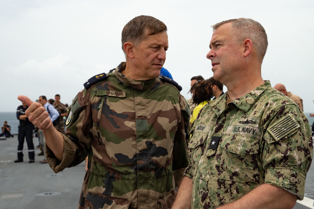 Caraibes 22: U.S. Navy and French Navy commanders complete Caribbean exercise