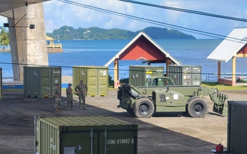 30th NCR Established Command and Control in Palau During Valiant Shield 2022