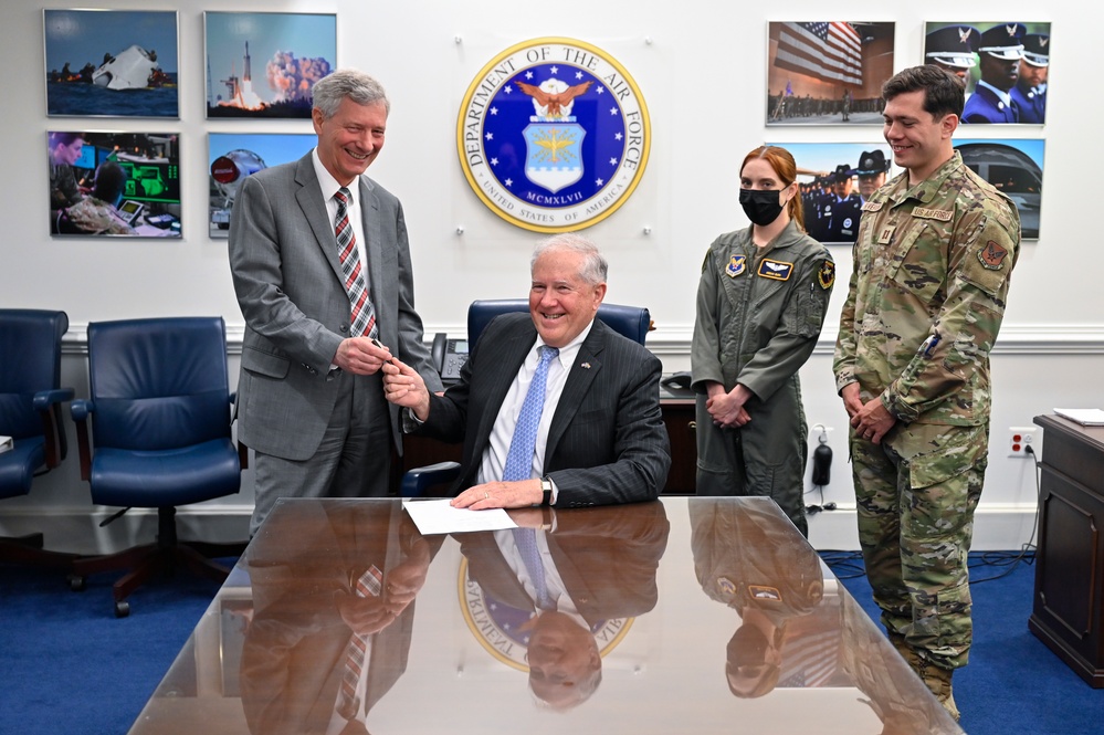 SecAF Kendall program guidance letter signing