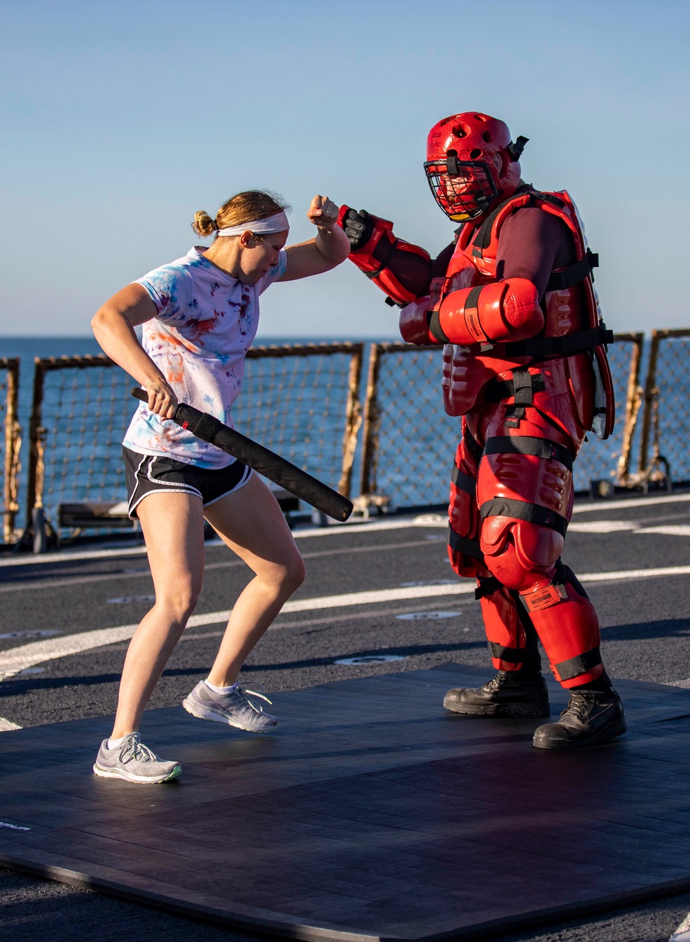 USS Arleigh Burke (DDG 51) Sailors Conduct Security Reaction Force Qualifications