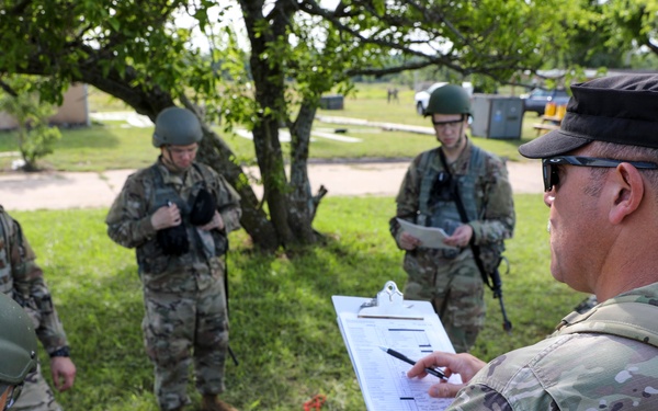 Kansas and Oklahoma National Guard OCS train together