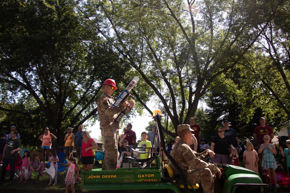 Iowa National Guard Soldiers celebrate city that’s home to Camp Dodge