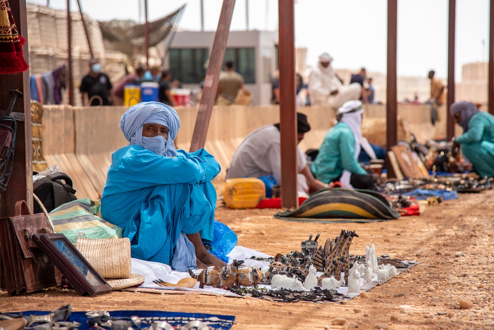 Nigerien Air Base 201 bazaar strengthens partnerships and boosts Agadez economy