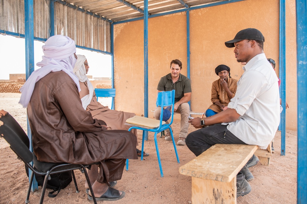 409th AEG civil affairs team continues enduring partnership in Azel Ecole, Niger
