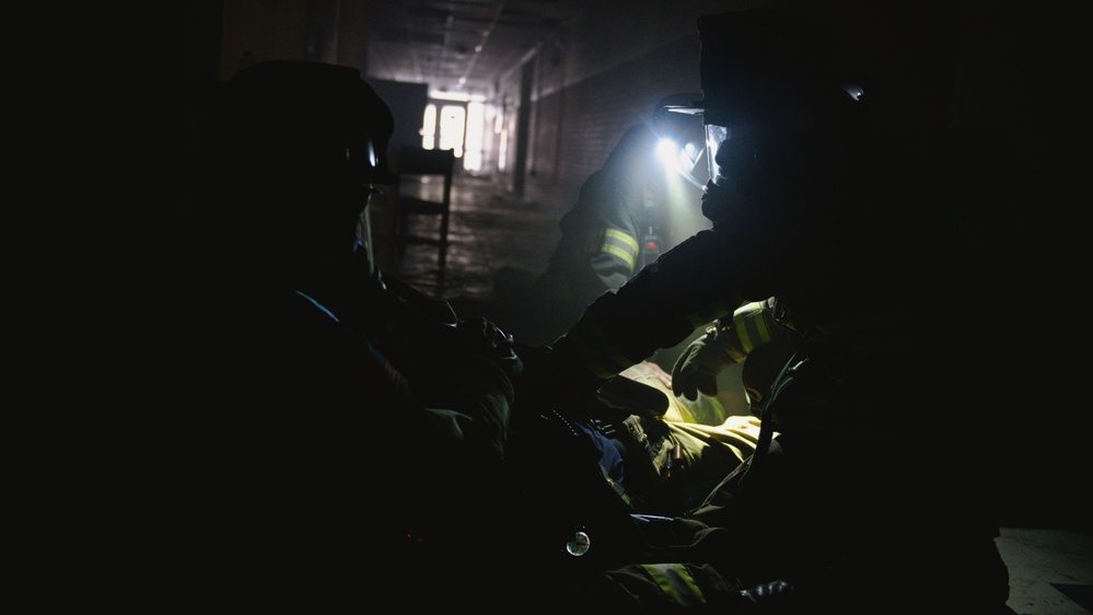 Tyndall brings the heat with joint, county-wide fire department training