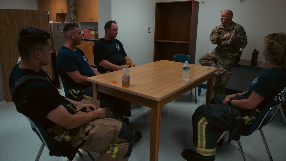 Tyndall brings the heat with joint, county-wide fire department training