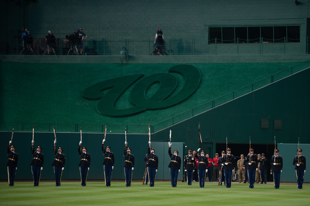 2022 Army Day with the Washington Nationals