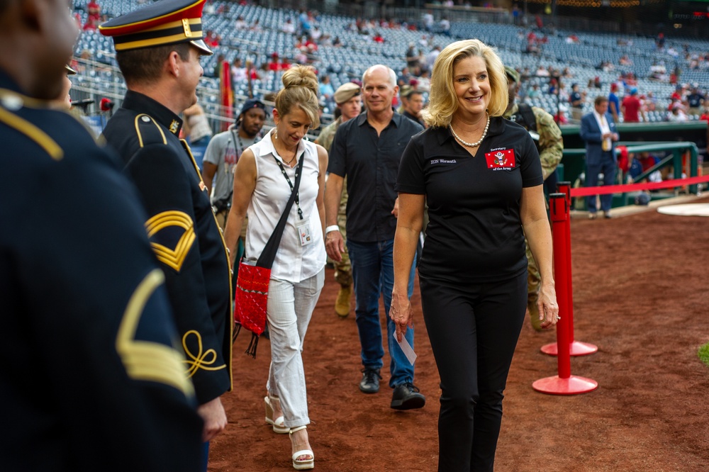 2022 Army Day with the Washington Nationals