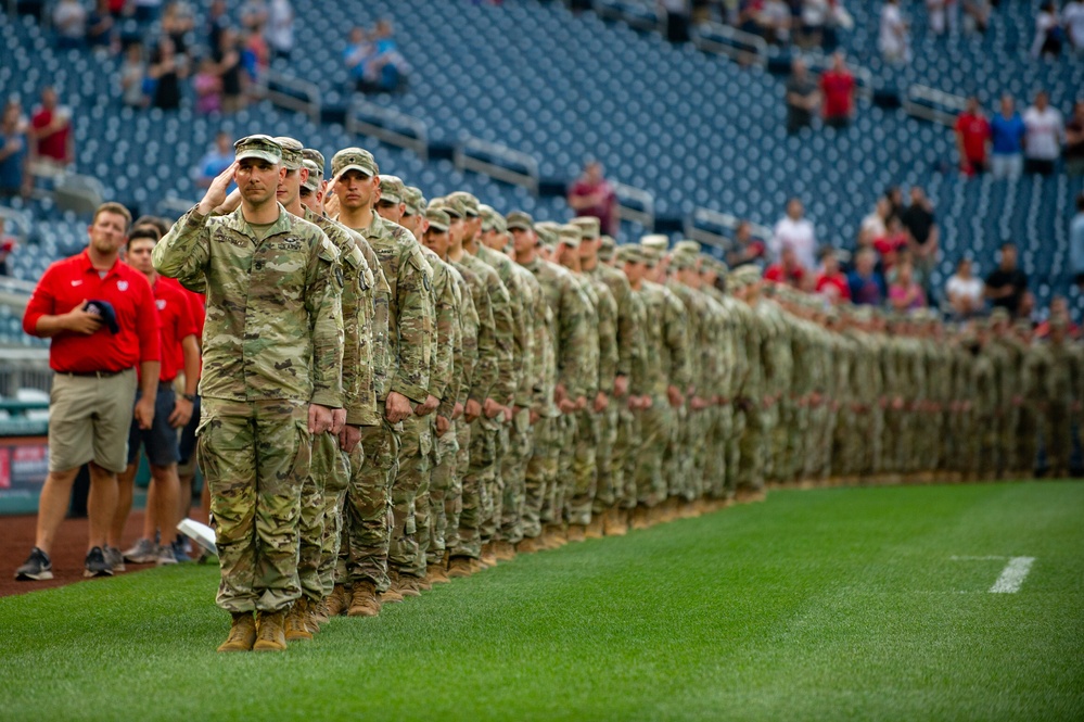 2022 Army Day with the Washington Nationals