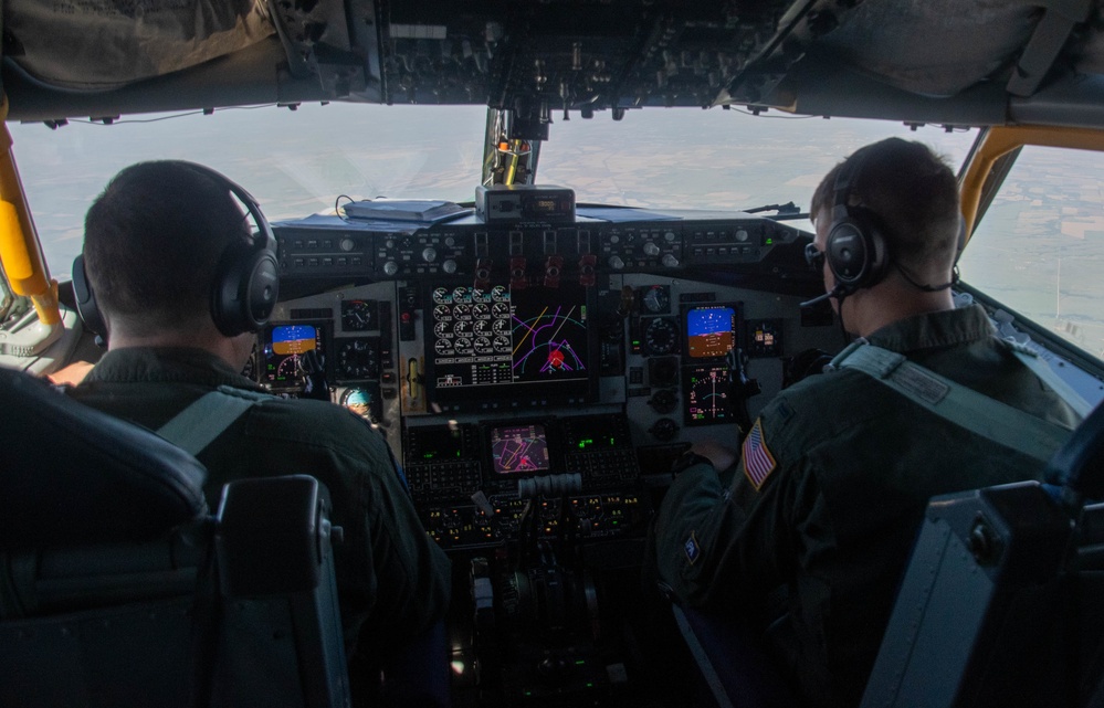 KC-135 cockpit