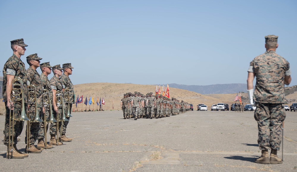 1st Marine Regiment Change of Command