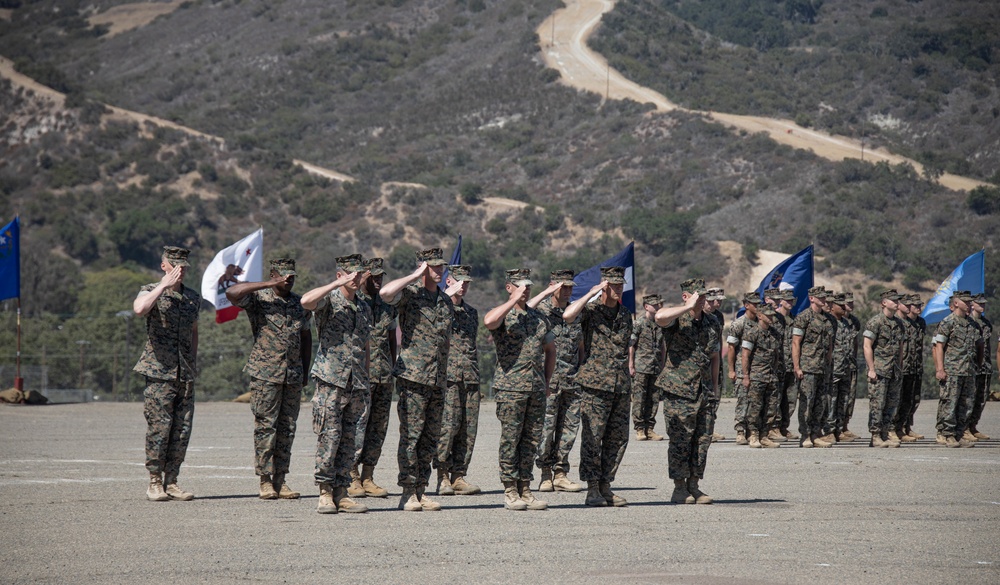 1st Marine Regiment Change of Command