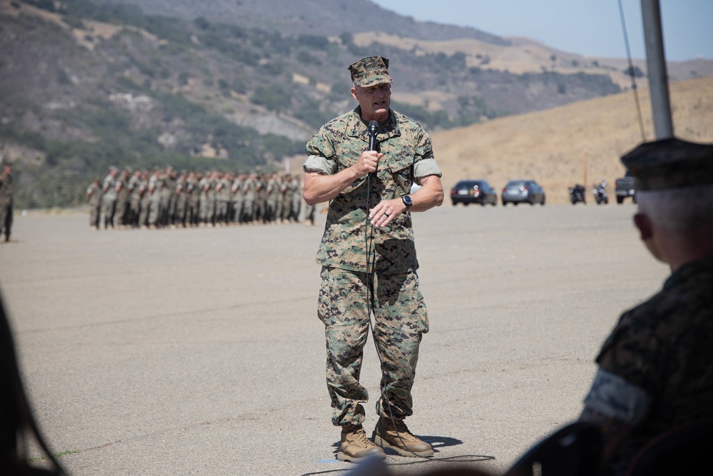 1st Marine Regiment Change of Command