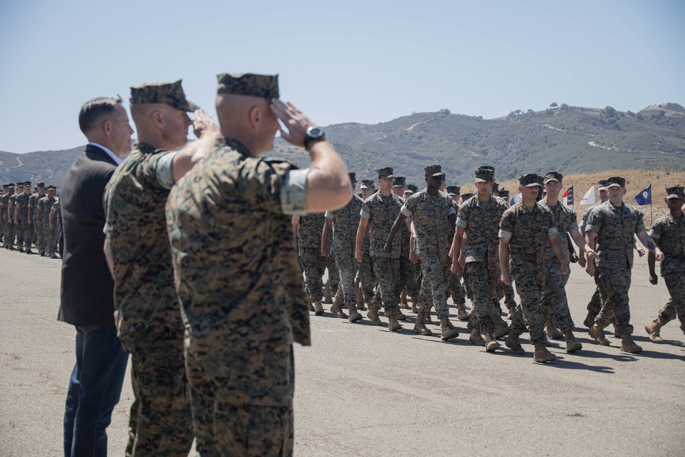 1st Marine Regiment Change of Command