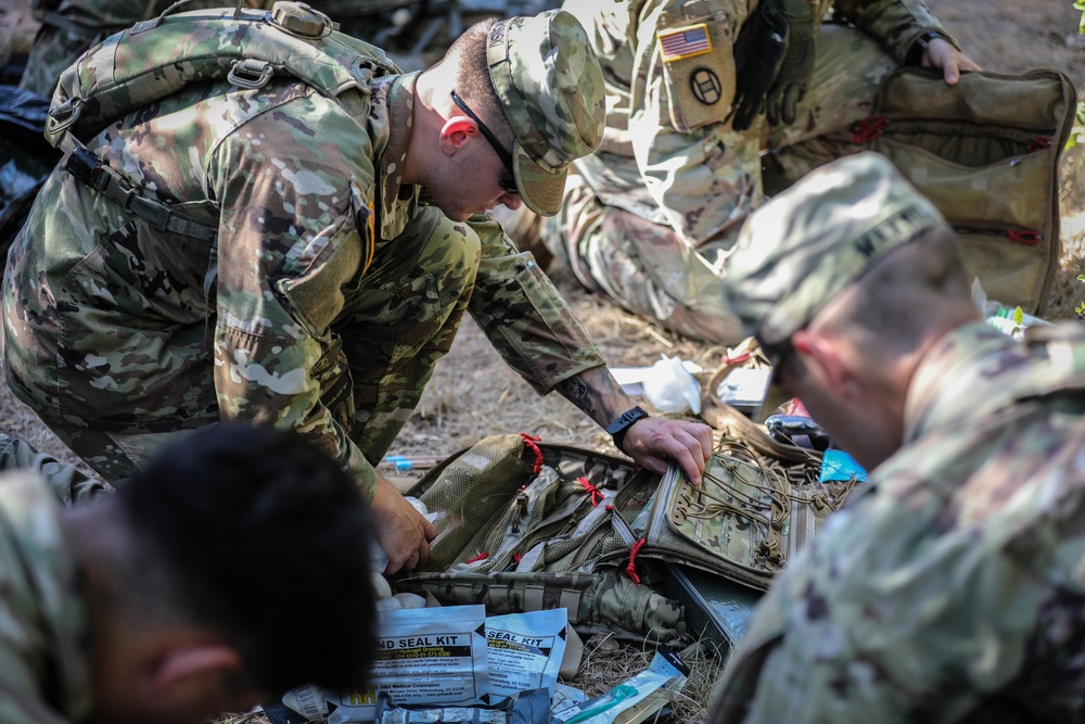 Soldiers compete in the III Armored Corps Best Squad Competition 2022