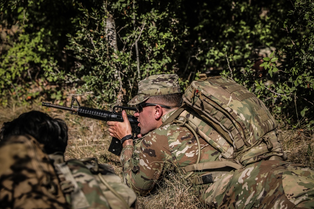 Soldiers compete in the III Armored Corps Best Squad Competition 2022