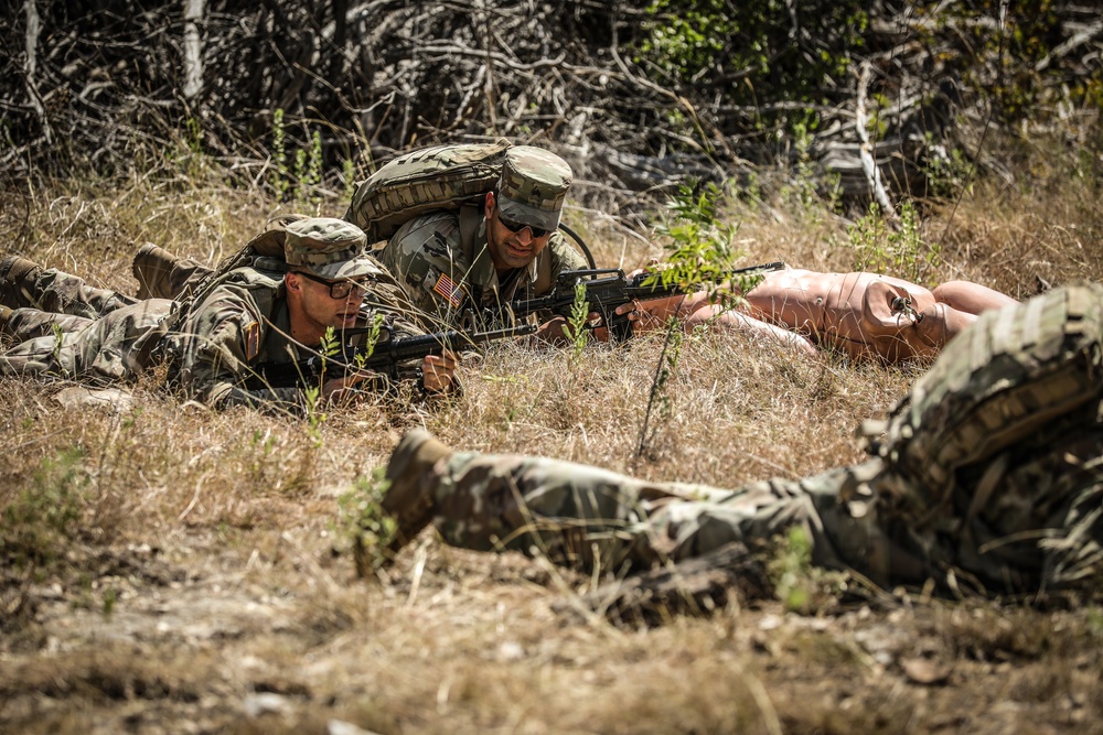 Soldiers compete in the III Armored Corps Best Squad Competition 2022