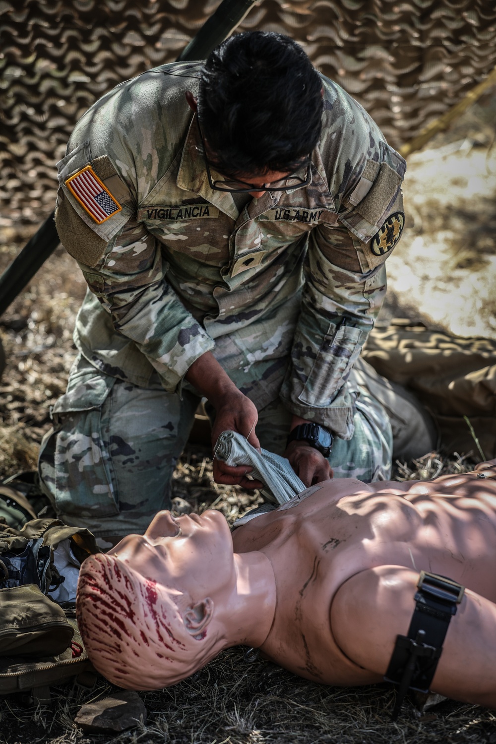 Soldiers compete in the III Armored Corps Best Squad Competition 2022