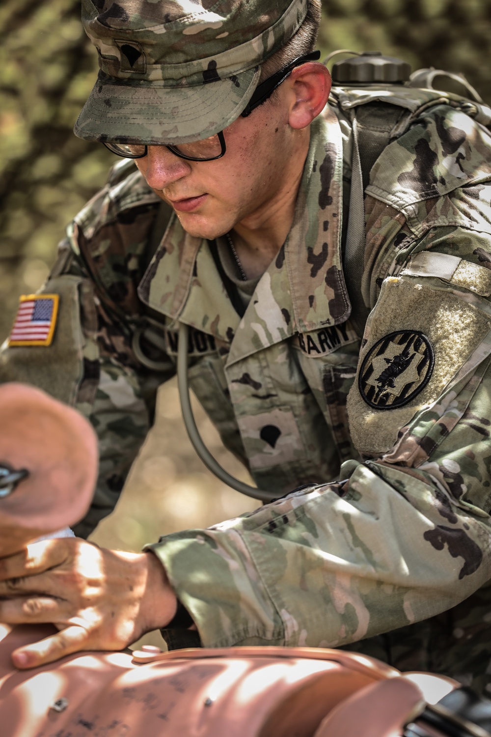 Soldiers compete in the III Armored Corps Best Squad Competition 2022