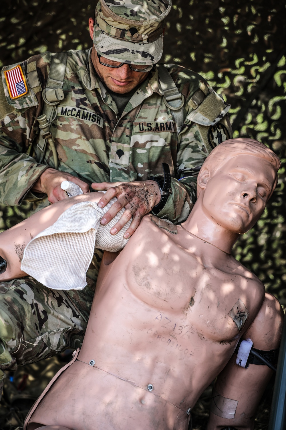 Soldiers compete in the III Armored Corps Best Squad Competition 2022