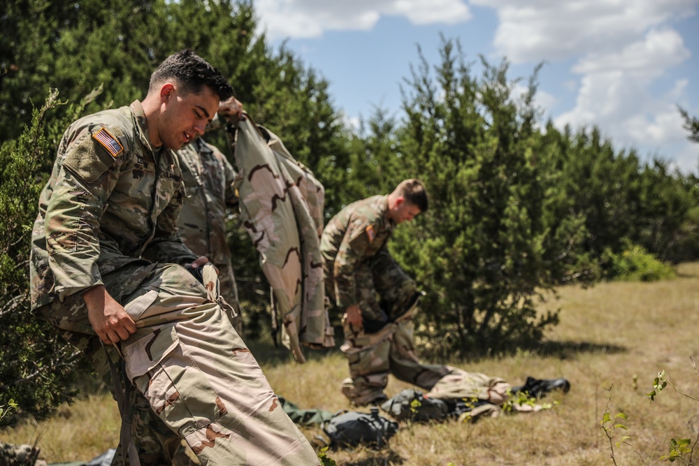 Soldiers compete in the III Armored Corps Best Squad Competition 2022