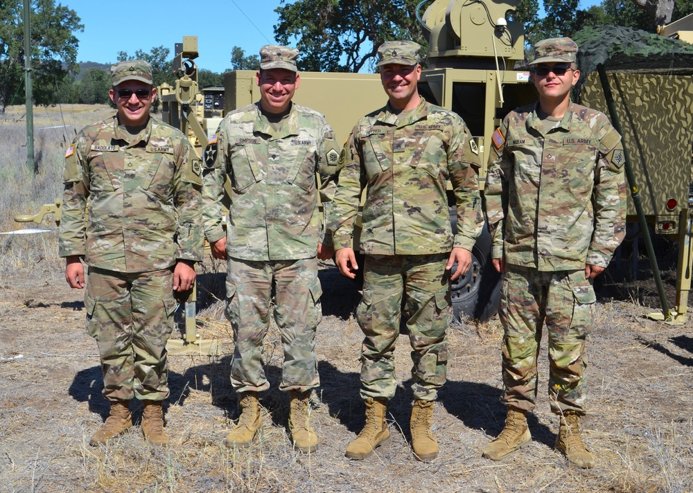 The A Co 98th Signal Battalion trains at Fort Hunter Liggett