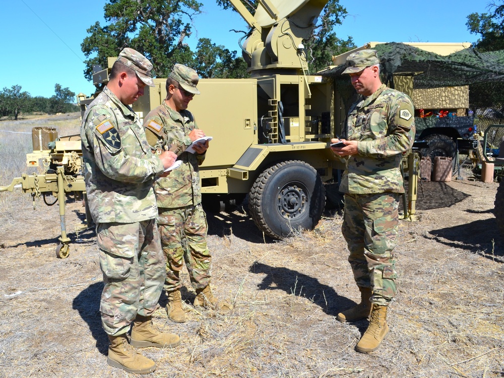 The A Co 98th Signal Battalion trains at Fort Hunter Liggett