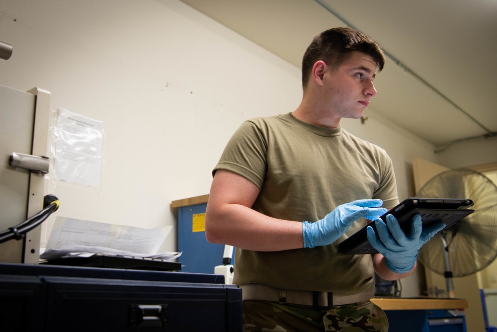 354th MXS Non-Destructive Inspection section contribute to Red Flag 22