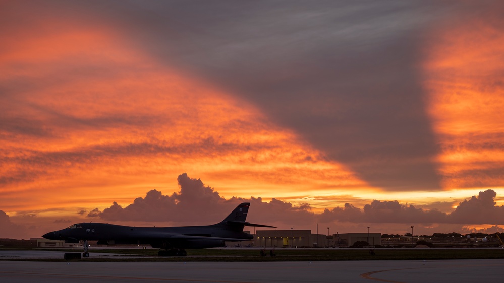 Bomber Task Force Lands at Andersen Air Force Base