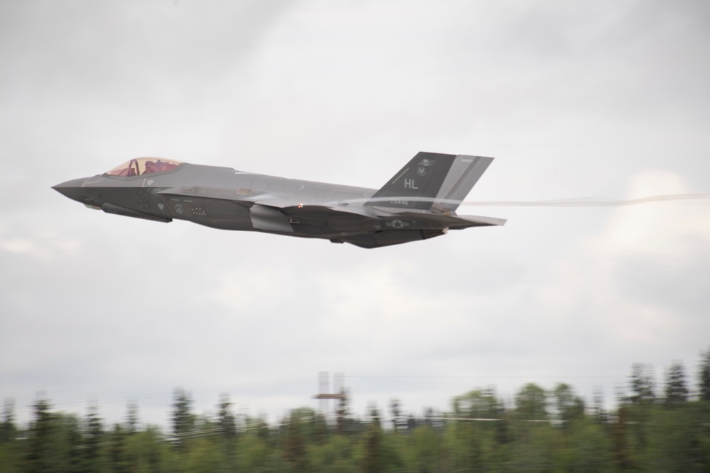 F-35 launches during RF-A 22-2