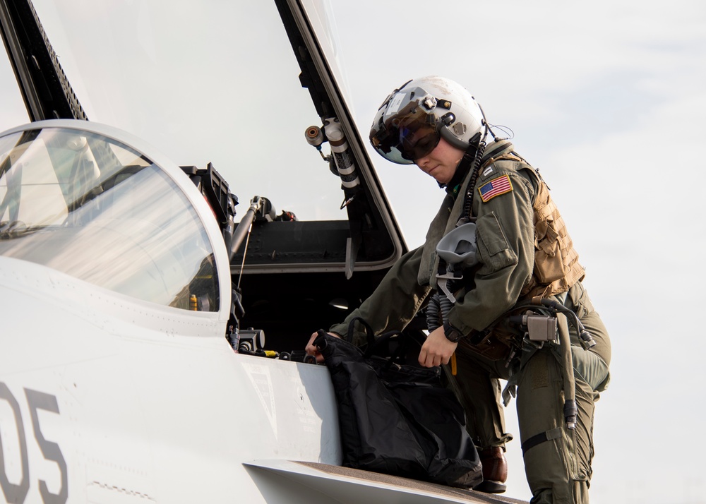 VAQ-130 Zappers and VFA-25 operate at Red Flag 22-2