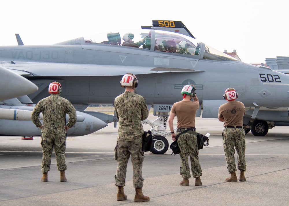 VAQ-130 Zappers and VFA-25 operate at Red Flag 22-2