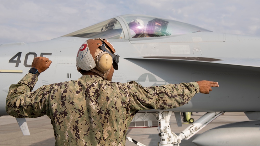 VAQ-130 Zappers and VFA-25 operate at Red Flag 22-2