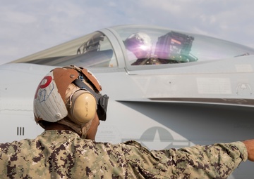 VAQ-130 Zappers and VFA-25 operate at Red Flag 22-2