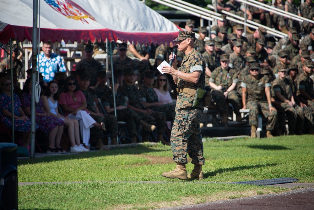 3rd MLG Change of Command Ceremony