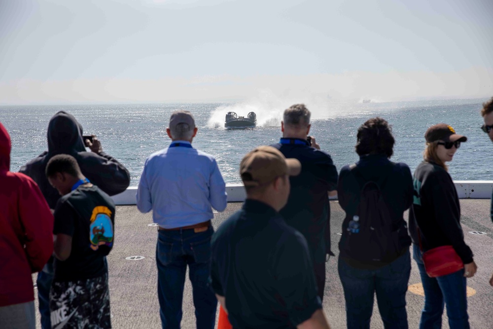 Families Visit USS Anchorage for Day Cruise