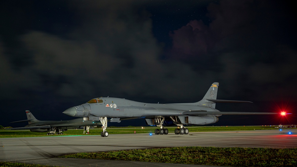 DVIDS - Images - B-1B Lancers Land At Andersen Air Force Base After ...