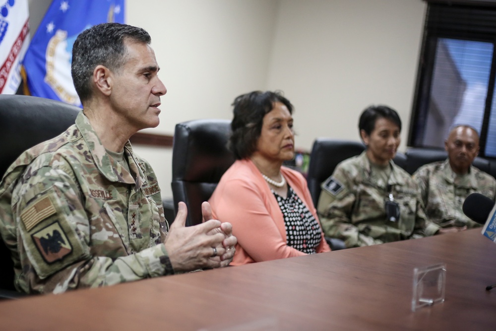 Lt. Gen. Marc Sasseville, Vice Chief of the National Guard Bureau, visits Guam