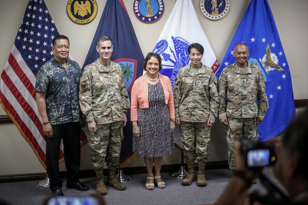 Lt. Gen. Marc Sasseville, Vice Chief of the National Guard Bureau, visits Guam