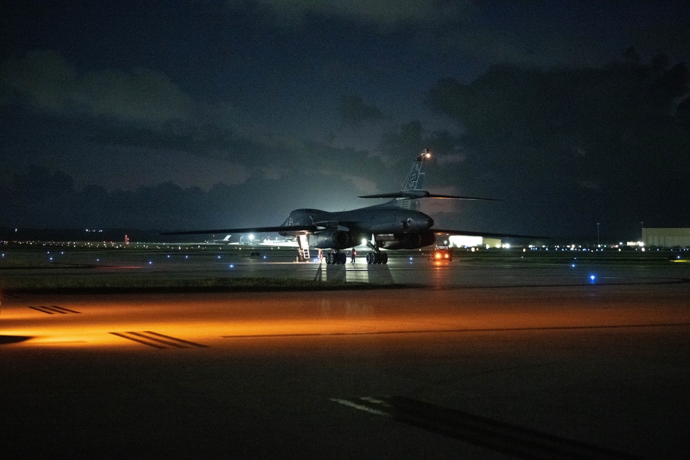 U.S. Air Force B-1B Lancers Conduct Integration Mission with Royal Australian Air Force