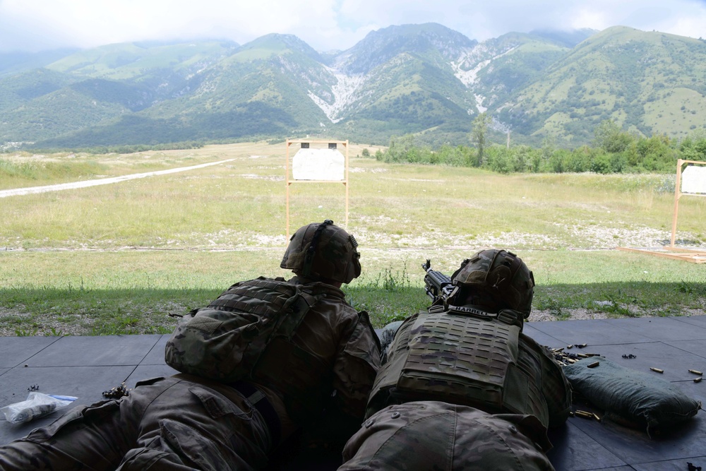 Live Fire in Cao Malnisio Range, Pordenone, Italy