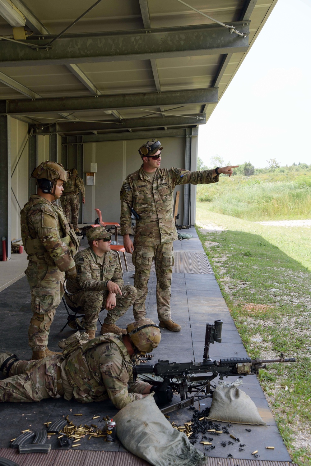 Live Fire in Cao Malnisio Range, Pordenone, Italy