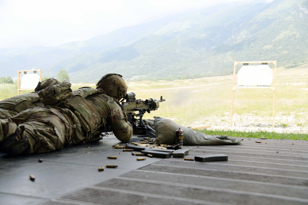 Live Fire in Cao Malnisio Range, Pordenone, Italy