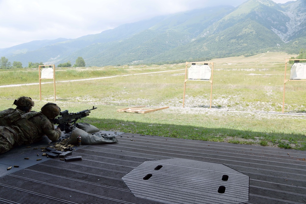 Live Fire in Cao Malnisio Range, Pordenone, Italy