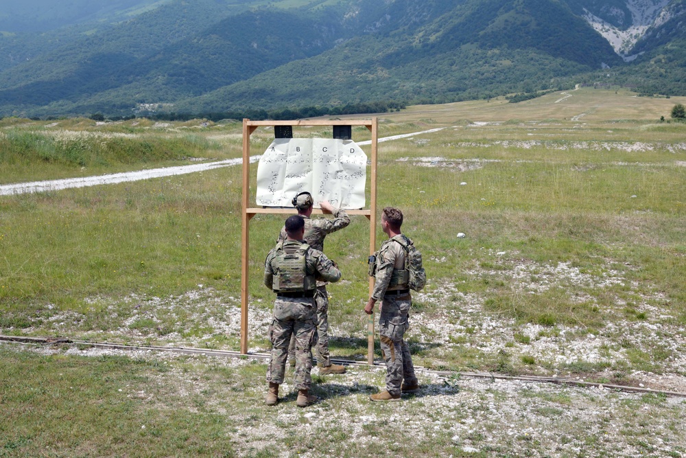 Live Fire in Cao Malnisio Range, Pordenone, Italy