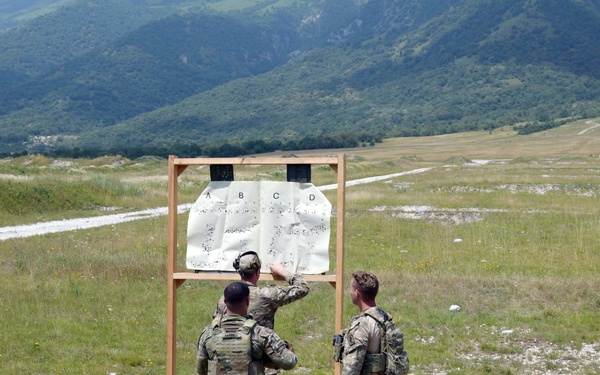 Live Fire in Cao Malnisio Range, Pordenone, Italy