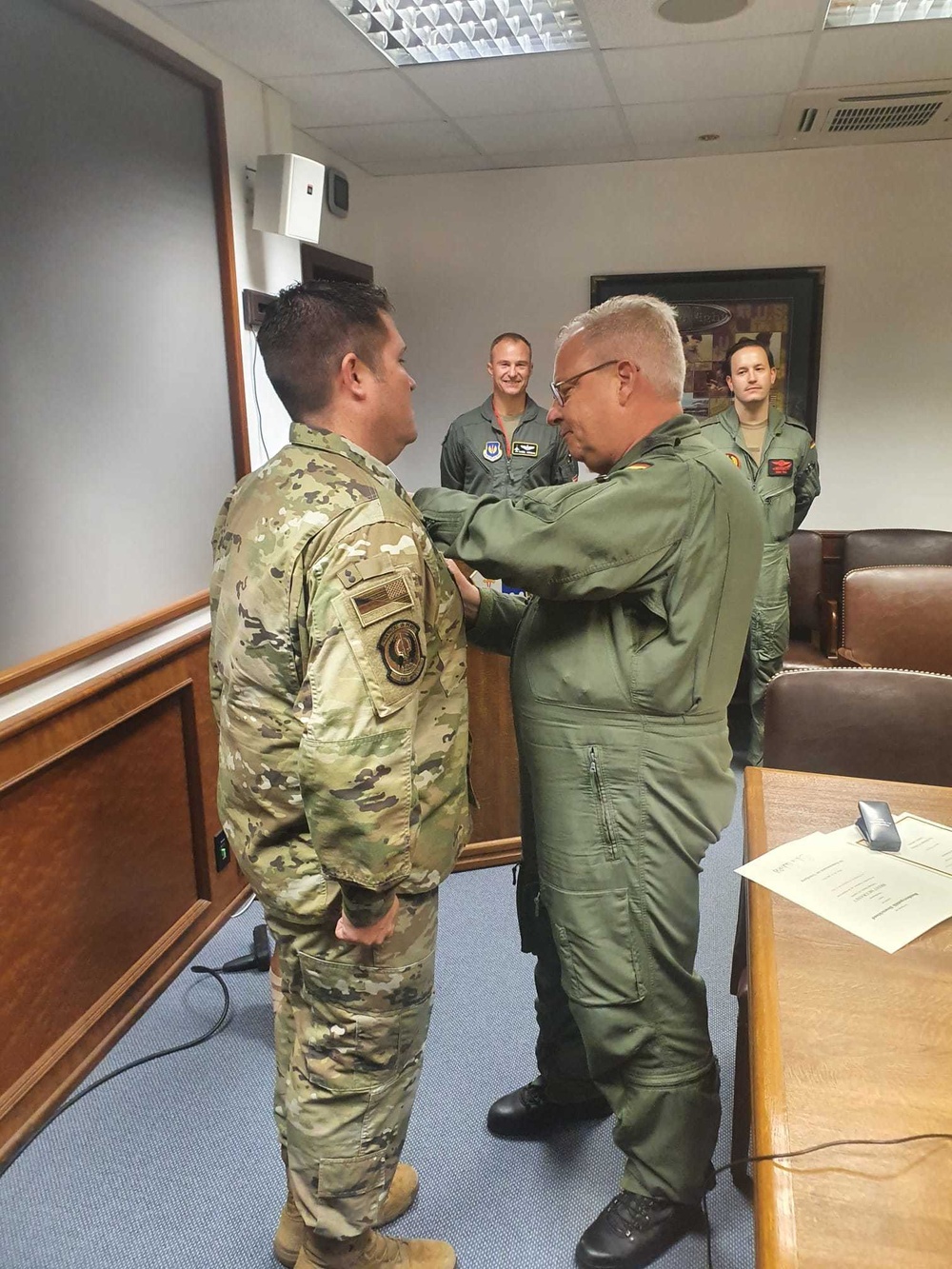 702 MUNSS commander receives German cross of honor