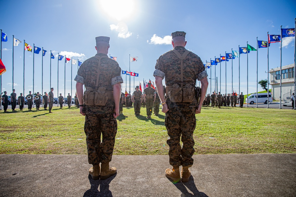 Marine Corps Installations Pacific Conducts a Change of Command Ceremony on CampFoster